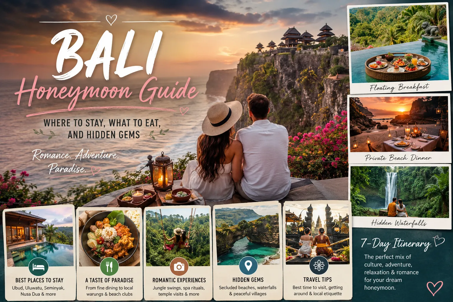 Bali Honeymoon Guide: Where to Stay, What to Eat, and Hidden Gems