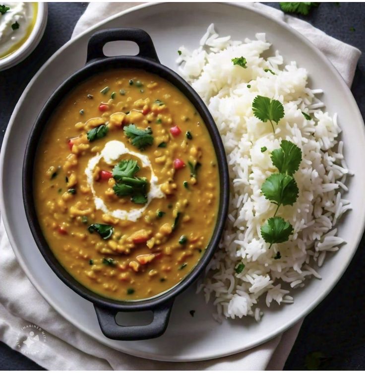 Dal-Bhaat (Lentils & Rice)