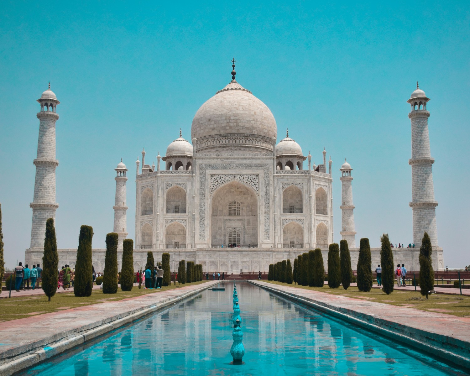 Taj Mahal marble perfection and symmetrical gardens