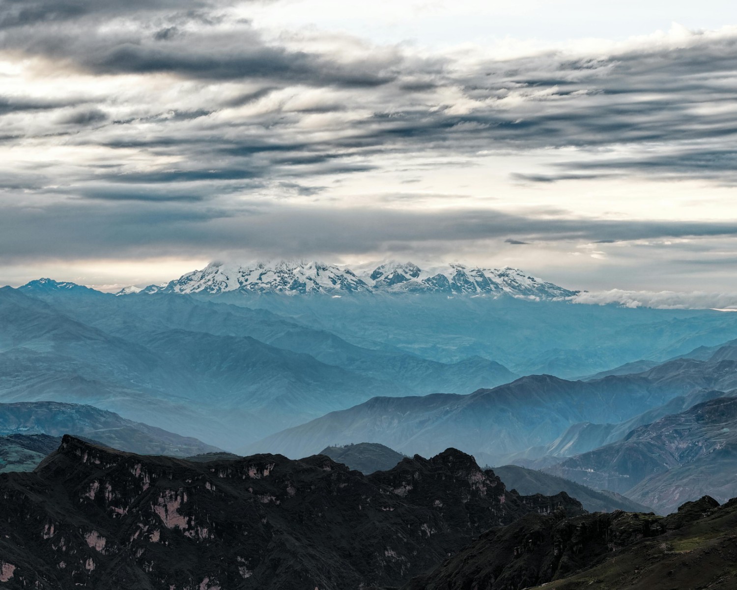 Dzongri sunrise over Kanchenjunga peaks