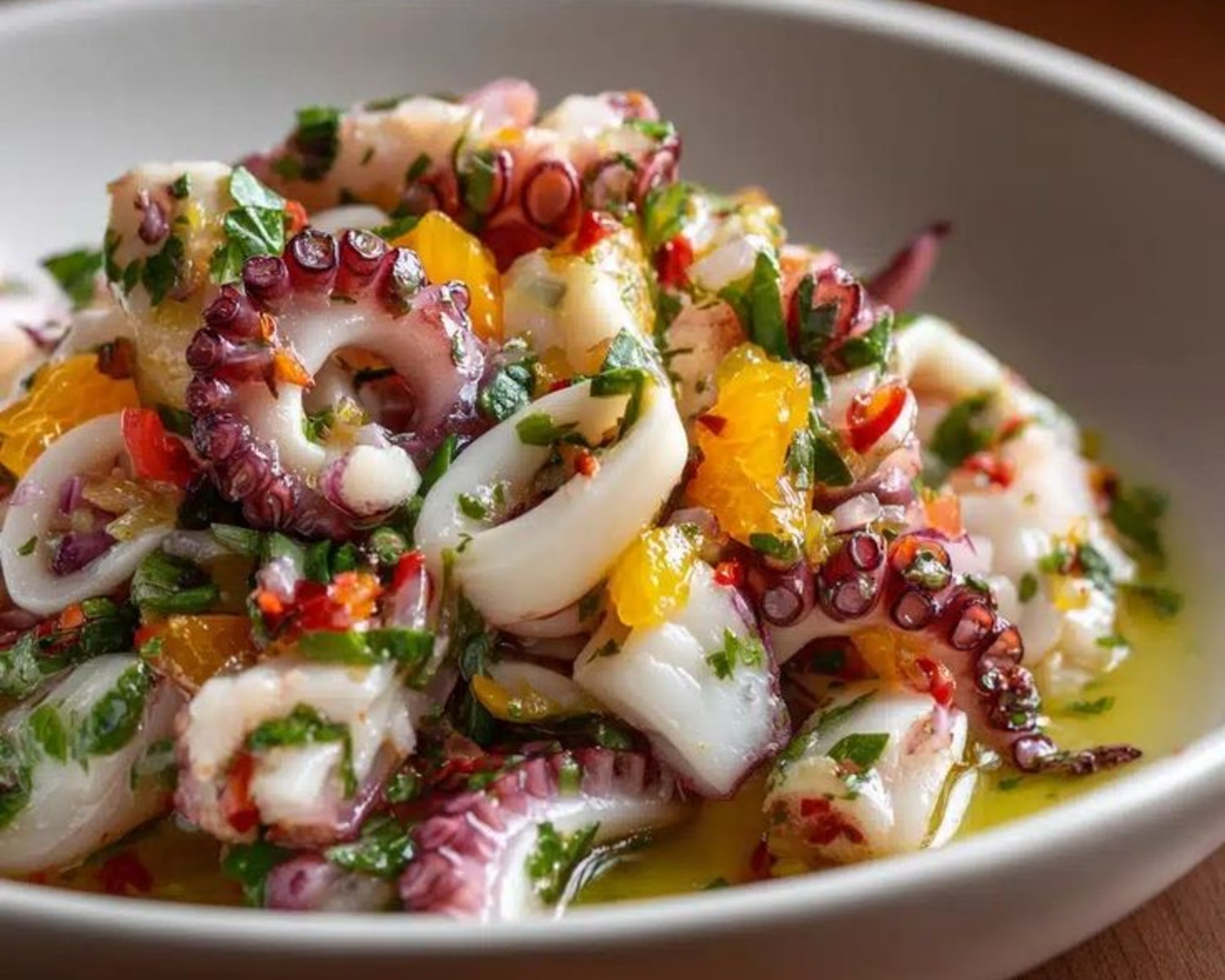 Octopus Salad (Salade Pulpe)